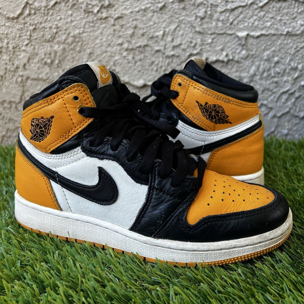 Nike Shoes Size 3.5Y Air Jordan 1 Retro High OG Taxi 575441-711